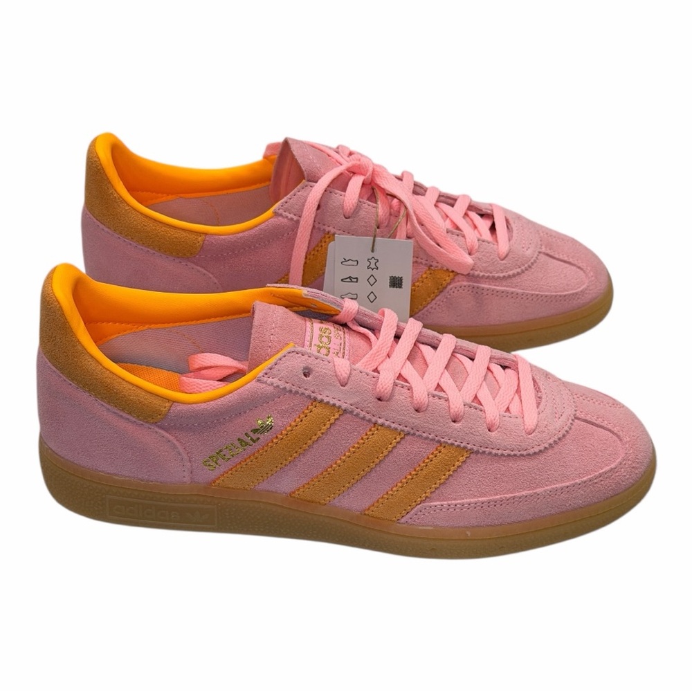 Adidas Women's Pink and Gold Sneakers NEW - Picture 8 of 13